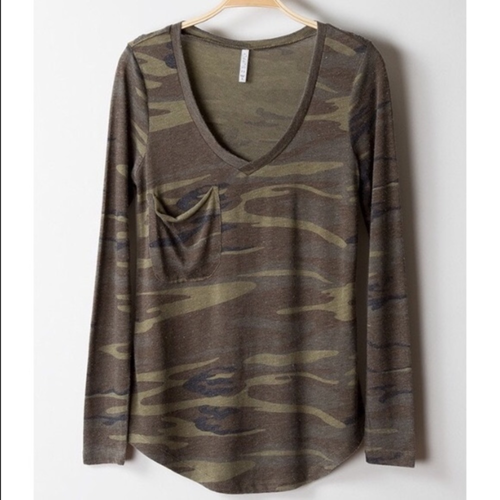 Long Sleeve Camouflage Shirt
